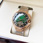 Cartier Automatic Mechanical Movement 316L Steel 44*12MM Green Gold Watch